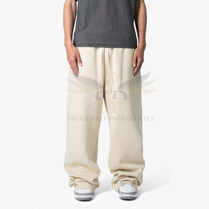Vente en gros de service OEM pantalon baggy en polaire pour hommes nouveau design meilleur prix pantalon baggy en polaire pour hommes de taille adulte - Product Image 1