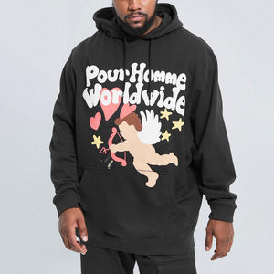 Ensembles de fitness pour hommes 2026, polyester de haute qualité, impression de logo personnalisée, impression en relief, manches longues, molleton décontracté, hiver, plus - Product Image 5