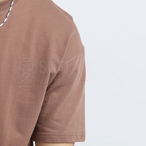 เสื้อยืดคอกลมแขนสั้นผู้ชาย ผ้าคอตตอนถัก 100% ทรงปกติ ระบายอากาศได้ดี สวมใส่สบาย เป็นมิตรกับสิ่งแวดล้อม แห้งเร็ว - Product Image 4
