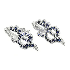 Boucles d'oreilles à clous tendance en laiton et perles pour femmes, bijoux de fête, plaqué or - Product Image 2