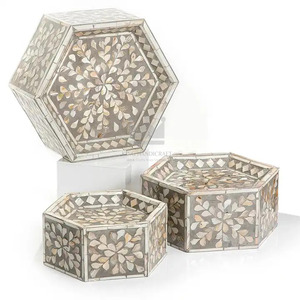 Ramadan Eid décoratif nacre chocolat pâtisserie gâteau support vadrouille incrusté plateau décoratif coquillage gâteau support - Product Image 1