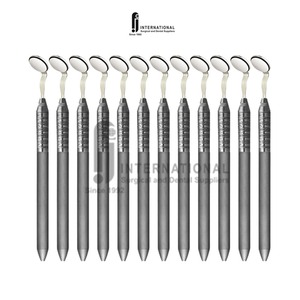 Manche de miroir dentaire ergonomique en acier inoxydable compatible H U F R I E H Y, certifié CE, manche creux personnalisé - Product Image 2