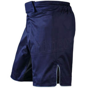 Shorts de MMA de Primera Calidad al por Mayor, 100% Poliéster, Logotipo Personalizado, Secado Rápido, Diseño de Cintura Media para Boxeo y Muay Thai - Product Image 1