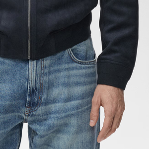 Customized High Quality Latest Zipper-Up Bomber <b>Jacket</b> With <b>Mandarin</b> <b>Collar</b> Cheap Rate Trending OEM Bomber <b>Jackets</b> For Men 2026 - Product Image 4