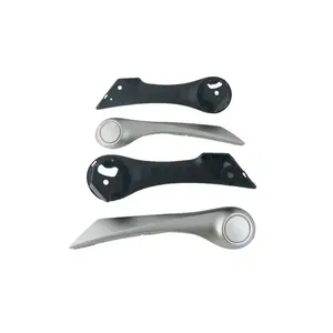 Ensemble complet d'accoudoirs de porte intérieure chromés Renault Megane, position avant, cuir et ABS, DROITE-GAUCHE-7701476922 - Product Image 1