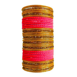 Ensembles de bracelets en verre fabriqués à la main personnalisés hautement polis Bracelets en verre de pierre naturelle pour les filles - Product Image 3