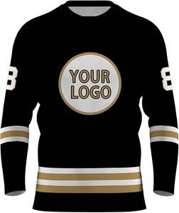 Le plus populaire concevez votre propre logo uniforme de hockey sur glace grande taille pour adulte - Product Image 2