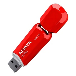 Chiavetta USB Adata UV150 64GB 3.2 Gen 1 Stile Red Key con Cordino, Materiale Plastico, Logo Inciso, Interfaccia USB 2.0 3.0 - Product Image 4