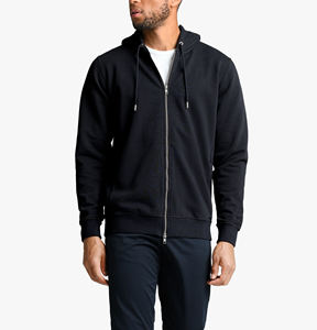 Breathable Blank Hoodie Custom Logo High Quality 100% Cotton Men Zipper <b>Up</b> <b>Hoodies</b> French Terry Heavyweight <b>Zip</b> <b>up</b> <b>Black</b> <b>Hoodies</b> - Product Image 1