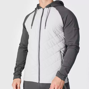 Sudadera con capucha de algodón 100% pesado de felpa francesa con cremallera completa para hombre, bordado personalizado, OEM, invierno, venta al por mayor - Product Image 1