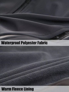 Professionnel 2024 nouveauté haute qualité personnalisé Logo impression OEM ODM couleur unie Softshell veste pour hommes - Product Image 5