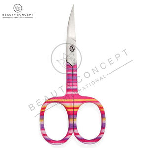 Ciseaux à cuticules pour manucure et pédicure à motif floral, pointe droite, en acier inoxydable, outil de beauté - Product Image 2