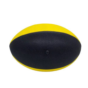 Ballon de rugby promotionnel et personnalisé à vendre, ballon de rugby en cuir PU de taille officielle à prix de gros - Product Image 5