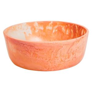 Juego de Tazones Redondos de Resina Plástica Gruesa de Gran Capacidad con Diseño de Pétalos de Flores y Doble Color para Ensaladas y Frutas - Product Image 2