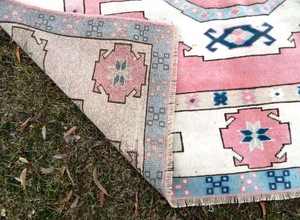 Carpet Rugs Vintage HandKnotted Turkish Rug High Quality <b>Pink</b> Beige <b>Wool</b> Area Rugs & Sets carpet for living room - Product Image 6