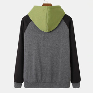 Vente en gros Service OEM Meilleur design Sweats à capuche pour hommes Personnalisable Léger 100% coton Motif solide Col à capuche pour l'hiver - Product Image 2