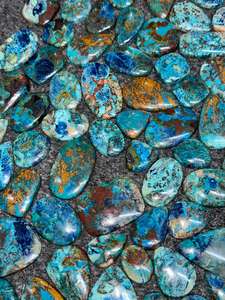 Piedra de cabujón de ágata Shattukite Natural de grado AAA 100%, verde para la fabricación de joyas piedra preciosa curativa, piedras preciosas sueltas hechas a mano - Product Image 2