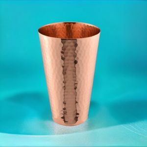 Verres à vin en cuivre au design antique à prix de gros pour paramètres de table à manger élégants verre en cuivre lot de 2 - Product Image 3