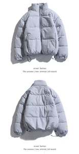 Veste d'hiver matelassée nouvelle mode pour hommes avec col montant et fermeture à glissière prix de gros pour la saison froide - Product Image 6
