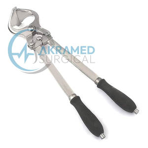 Fórceps de castración de acero inoxidable de gran calidad Fuente de alimentación manual para instrumentos quirúrgicos ¡Base a la venta! - Product Image 2