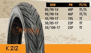 ยางมอเตอร์ไซค์ยางธรรมชาติแบบไม่มียางในใหม่90/90-14ผลิตในเวียดนาม - Product Image 4