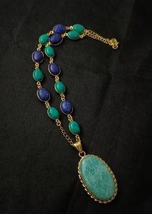 Female Gold-Plated Brass Chains <b>Choker</b> Necklace for Events, Weddings, and Daily Wear with Chain and Decorative Design - Product Image 2