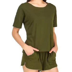 Ropa de mujer de talla grande personalizada, conjuntos de 2 piezas, camisas gráficas de entrenamiento, conjuntos cortos para mujer, conjunto de dos piezas para mujer, verano 2025 - Product Image 6