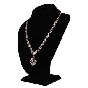 Hoa Mặt dây chuyền kim cương tự nhiên Vòng cổ thiết lập trong 18K vàng hồng với trung tâm Ruby đá Bridal Necklace <span class=keywords><strong>Set</strong></span> IGI chứng nhận - Product Image 5