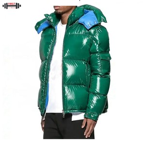 2025 Winter Pakistan Casual Custom Logo Design Fashion Stylish Breathable Eco-Friendly Unisex Long Puffer <b>Canvas</b> Custom Men's - Product Image 3