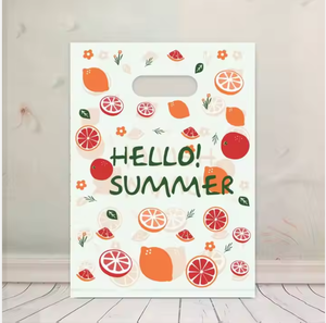 2025 sacs à provisions pour paquet de cosmétiques beaux accessoires emballage Logo personnalisé sacs en plastique découpés à l'emporte-pièce - Product Image 1