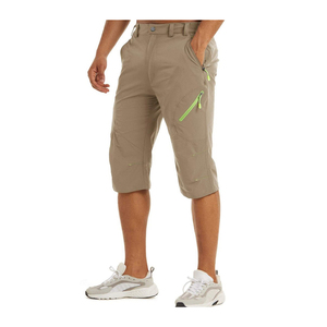 กางเกงคาปรีแบบยืดได้4ทิศทางกางเกงออกกำลังกายแบบลำลองแบบลำลองมีกระเป๋าโลโก้ - Product Image 2