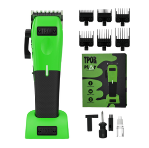 NOUVELLE ARRIVÉE 100% AUTHENTIQUE Tondeuse à cheveux professionnelle TPOB pour hommes 7500 tr/min OEM Caoutchouc Vert - Product Image 3