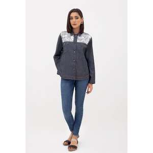 เสื้อเชิ้ตยีนส์ปักลาย รุ่น WGK-DNW-DY-1948 - Product Image 4