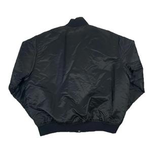 Venta al por mayor satén Letterman Chaqueta ligera brillante Varsity chaqueta con botones a presión y puños acanalados - Product Image 2