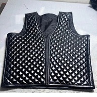Gilet de motard en peau de mouton pour homme, imperméable, épais, style vintage, sur mesure, nouveau, unique, vente en gros