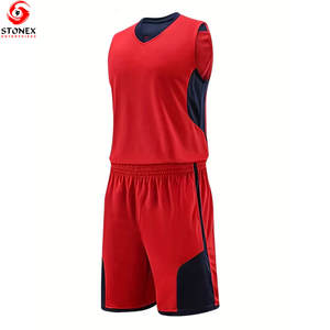 Uniforme de basket-ball sur mesure avec logo, nouveau design, vêtements d'équipe, 100% polyester, respirant, antibactérien, séchage rapide, unisexe - Product Image 3