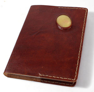 Customizable A5 <b>Spiral</b> <b>Notebook</b> Leather Lined Diary Journal With Coil Cover Premium <b>Notebooks</b> - Product Image 3