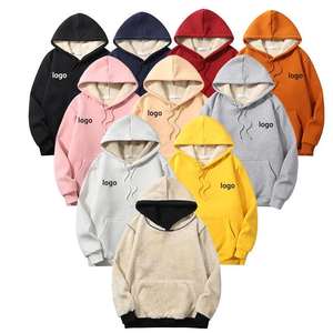 Custom Logo Oversized Men's <b>Hoodies</b> Unisex <b>Sherpa</b> <b>Lined</b> Fleece Streetwear Pullover 100% Cotton Fashionable Premium Quality - Product Image 2