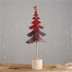 Stylish <b>Small</b> Metal Tree with <b>Bells</b> Christmas Decoration Made in India for Home Party Hanging Decor New Year Xmas Party 2023 - Product Image 4