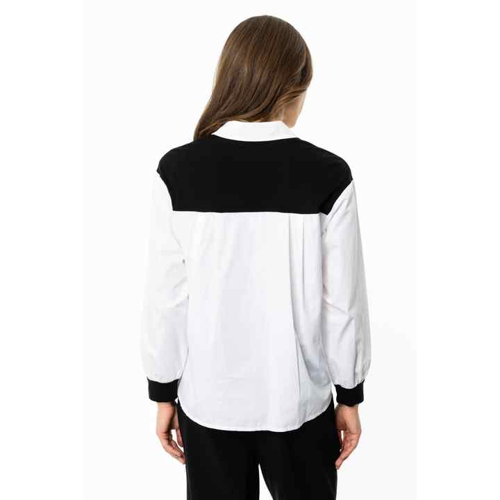 Ten Shirt Collar Blouse