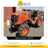 Tracteur Kubota B2741 à quatre roues motrices 27HP du principal fabricant, moteur évalué à 2600 tr/min, mini tracteur agricole, nouvelle vitesse