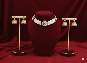 Elegante Collar de Gargantilla con Cuentas Antiguas de Alto Pulido Dorado, Estilo Elegante, Joyería Étnica, Ideal para Bodas y Fiestas - Product Image 6