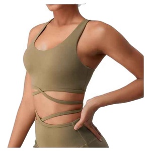 Ensemble de sport de yoga en spandex et polyester sans couture de qualité supérieure, nouvelle arrivée, vêtements de sport pour la salle de sport, course à pied, ensemble 2 pièces, ensemble de yoga résistant à l'eau - Product Image 4