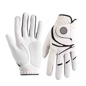 Gants de golf de qualité supérieure pour hommes, main gauche et droite, doux, respirants, en peau de mouton pure, fiables et confortables pour un usage quotidien - Product Image 3