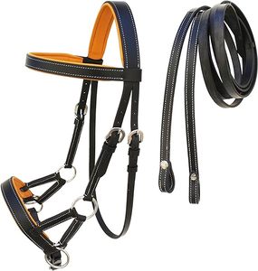 La brida lateral acolchada es la ayuda de entrenamiento perfecta. La brida cuenta con una cómoda banda acolchada para las cejas, la nariz y el cuervo. - Product Image 5