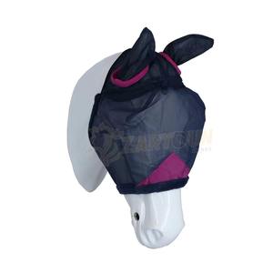 Comfortable horse <b>fly</b> <b>mask</b> with UVproof soft mesh breathable material ear and nose shield for riding breeches - Product Image 2