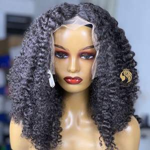 Burmese Curly <b>Wigs</b> <b>Human</b> <b>Hair</b> <b>Wigs</b> Lace Closure <b>Human</b> <b>Hair</b> <b>Wig</b> - Product Image 2