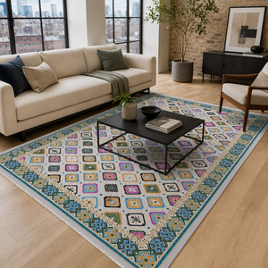 Netline Home Evening Heritage Golden Ochre <b>Washable</b> <b>Rug</b> - Product Image 1