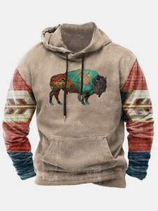 เสื้อฮู้ดผู้ชายแขนซับลิเมชันผลิตตามสั่งพิมพ์ลายดิจิตอล - Product Image 3