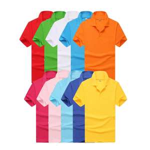 T-shirt polo coloré promotionnel de haute qualité 180gsm 100% polyester uni logo personnalisé élection pour hommes - Product Image 1